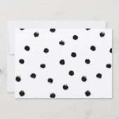 Moderner Chic "Ich kann den Knoten nicht ohne dich Einladung (Rückseite)