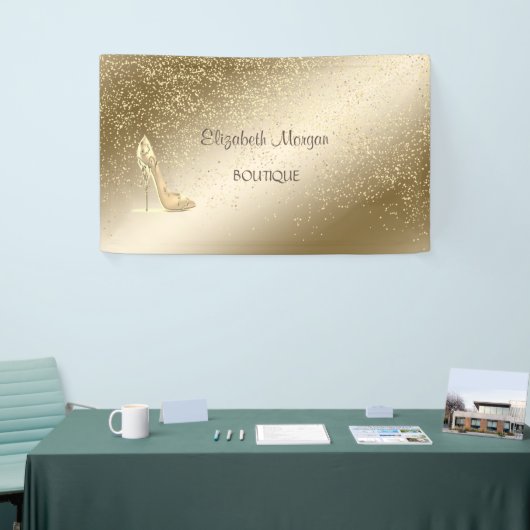 Moderner Chic, leuchtend, High Heels Banner (Messeveranstaltung)