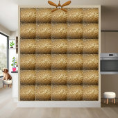 Moderner Chic Luxury Gold Black Glitzer Sparkling Fliese