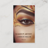 Moderner Chic, Make-up-Künstler-Termin Visitenkarte (Vorderseite)