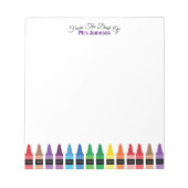 Moderner Chic Niedlich vom Schreibtisch von Rainbo Notizblock (Vorderseite)