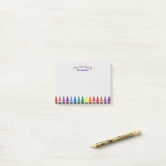 Moderner Chic Niedlich vom Schreibtisch von Rainbo Post-it Klebezettel (Auf Schreibtisch)