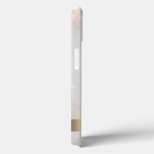 Moderner Chic Pink Flamingos Opal Iridescent Case-Mate iPhone Hülle (Rückseite / Rechts)