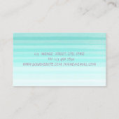 Moderner Chic Proffsional ,Lips -Makeup Künstler Visitenkarte (Rückseite)