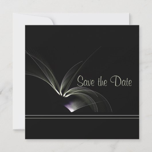 Moderner Chic Save the Date (Vorderseite)