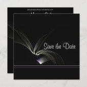 Moderner Chic Save the Date (Vorne/Hinten)