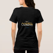 Moderner Chic soll kreativ sein Tri-Blend Shirt (Rückseite)