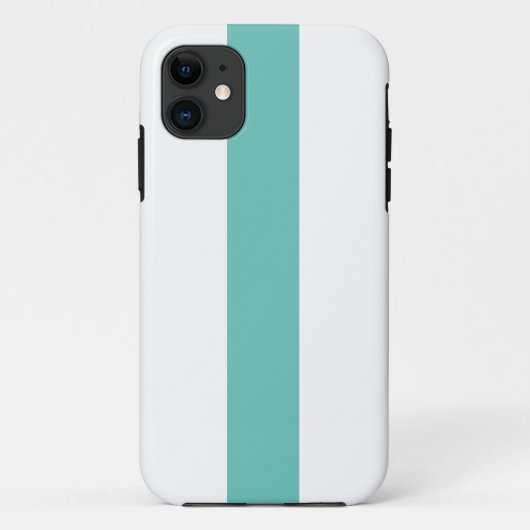 Moderner Chic Spaß Aquamarines Aqua Weißes Wassers Case-Mate iPhone Hülle (Rückseite)