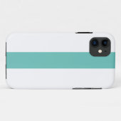 Moderner Chic Spaß Aquamarines Aqua Weißes Wassers Case-Mate iPhone Hülle (Rückseite (Horizontal))