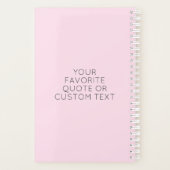 Moderner Chic Stilvolle Frau Floral Dog Lover Planer (Rückseite)