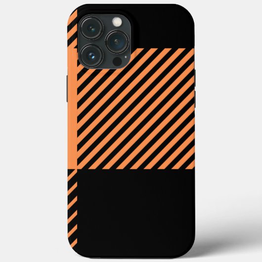 Moderner Chic Striped Kariert iPhone 13 Pro Max Case-Mate iPhone Hülle (Rückseite)