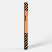 Moderner Chic Striped Kariert iPhone 13 Pro Max Hülle (Rechte Seite)
