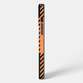 Moderner Chic Striped Kariert iPhone 13 Pro Max Hülle (Linke Seite)