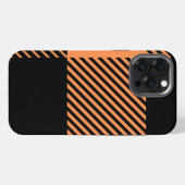 Moderner Chic Striped Kariert iPhone 13 Pro Max Hülle (Rückseite (Horizontal))