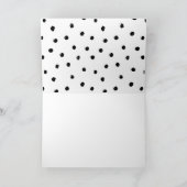 Moderner Chic "To my mutter on my wedday" Karte (Innenseite)