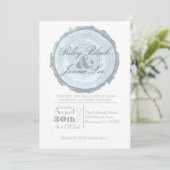 Moderner Chic Tree Stump | Einladung zur Hochzeit (Stehend Vorderseite)
