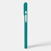 Moderner Chic Turquoise Personalisiert Jumbo Name Case-Mate iPhone Hülle (Rückseite / Links)