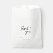 Moderner Chic Vielen Dank, dass Sie Minimalistisch Geschenktütchen (Vorderseite)