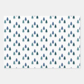 Moderner Chic Weihnachtsbaum Glitzer farbenfroh Geschenkpapier Set (Vorderseite 3)