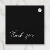 Moderner Chic zum 21. Party Geschenkanhänger (Rückseite)