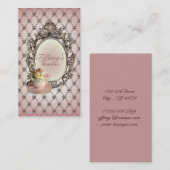 moderner Chicgebäck-Kochs-Bäckereikleiner kuchen Visitenkarte (Vorne/Hinten)