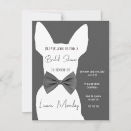 Moderner Chihuahua Hund Bridal Dusche Einladung