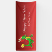 Moderner chinesischer Drache Banner (Vertikal)