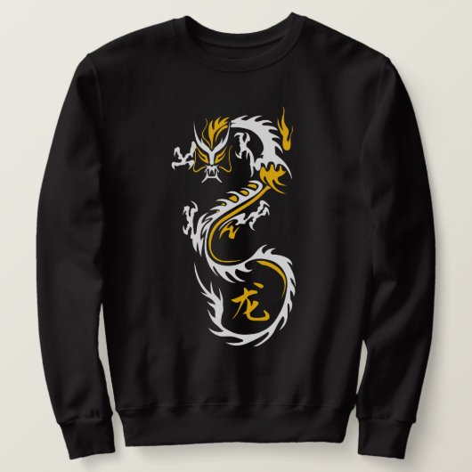 Moderner chinesischer Drache Sweatshirt (Design vorne)