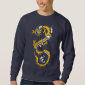Moderner chinesischer Drache Sweatshirt (Vorderseite)