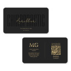 Moderner Chiropraktiker Monogramm Black Gold