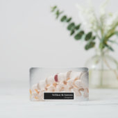 Moderner Chiropraktiker Spine nah Visitenkarte (Stehend Vorderseite)