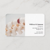 Moderner Chiropraktiker Spine nah Visitenkarte (Rückseite)