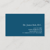 Moderner Chiropraktiker Visitenkarte (Rückseite)