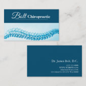 Moderner Chiropraktiker Visitenkarte (Vorne/Hinten)