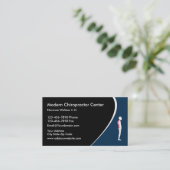 Moderner Chiropraktor Visitenkarte (Stehend Vorderseite)