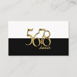 Moderner Choreograf-Tanzlehrer Visitenkarte