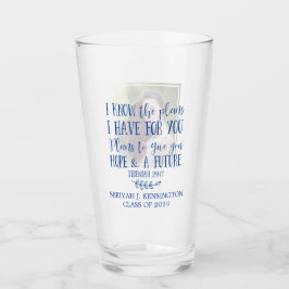 Moderner Christlicher Bibelverse Foto Abschluss Glas