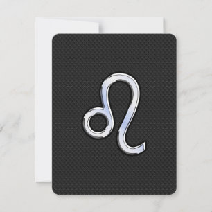 Moderner Chrome wie Leo Sign auf Schlangenhaut