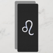 Moderner Chrome wie Leo Sign auf Schlangenhaut (Vorne/Hinten)