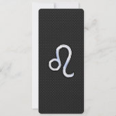 Moderner Chrome wie Leo Sign auf Schlangenhaut (Vorderseite)