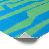 Moderner Circuit V Poster (Ecke)