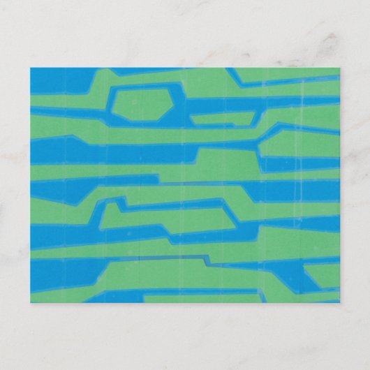 Moderner Circuit V Postkarte (Vorderseite)