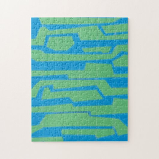 Moderner Circuit V Puzzle (Vertikal)