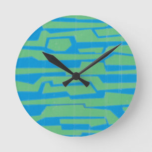 Moderner Circuit V Runde Wanduhr