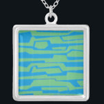 Moderner Circuit V Versilberte Kette<br><div class="desc">Muster</div>