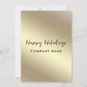 Moderner Cocktail-Party mit Goldküche Einladung (Rückseite)