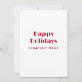 Moderner Cocktail-Party mit minimalistischer Note Einladung (Rückseite)