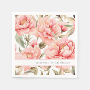 Moderner Codescore Blush Bloral Serviette