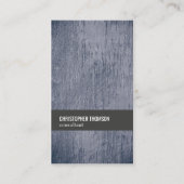 Moderner Cool Texture Blue Gray Berater Visitenkarte (Vorderseite)