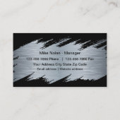 Moderner cooler Bau Visitenkarte (Rückseite)